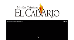 Desktop Screenshot of misioncristianaelcalvario.org